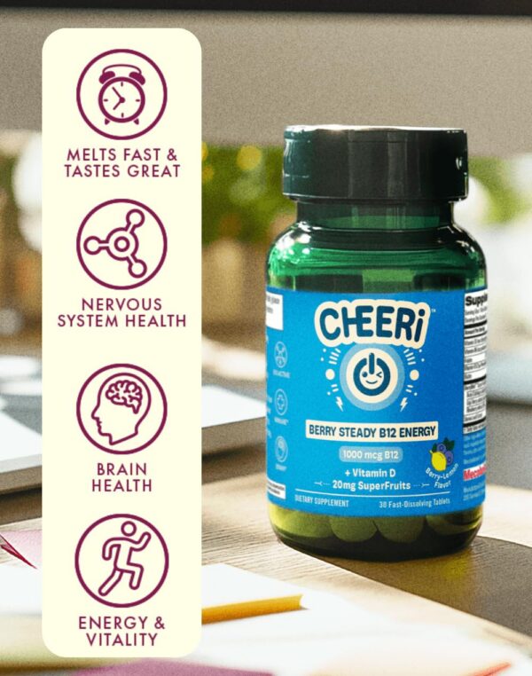 Suplemento de energía natural apto para keto Cheerific