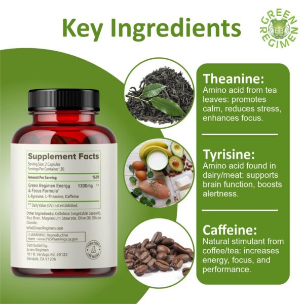 Suplemento para enfoque mental y alerta continua