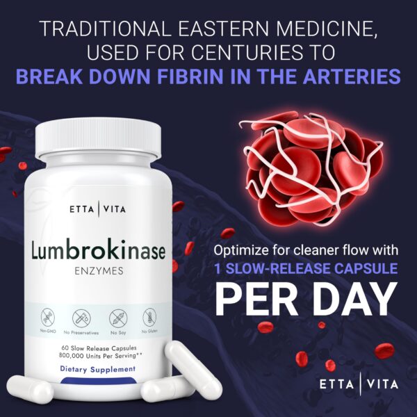 Suplemento de enzimas Lumbroquinasa para soporte cognitivo y desintoxicación