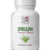 Frasco de suplemento espirulina 500 mg 90 cápsulas Swan Life Essentials
