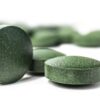 Suplemento natural On Target Living espirulina clorella vista posterior