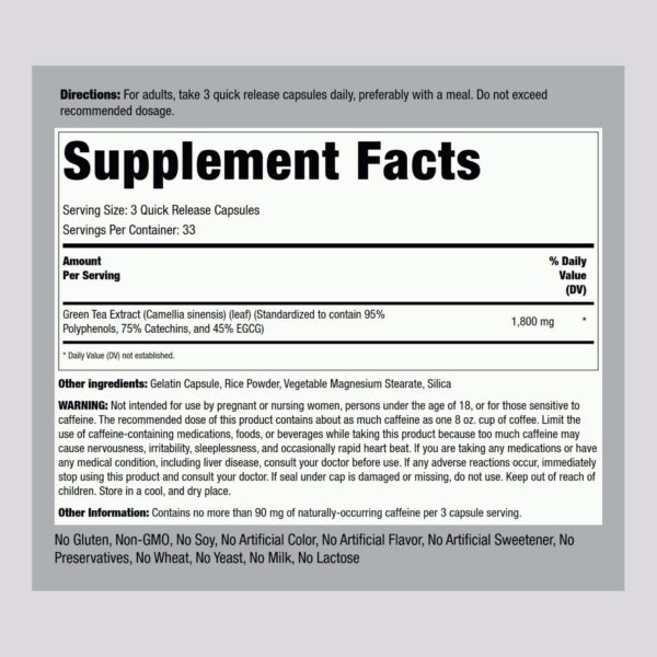 Version 1.0.0 Suplemento estandarizado té verde EGCG Piping Rock