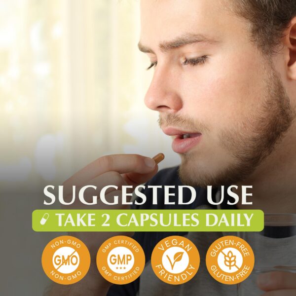 Version 1.0.0 Suplemento extracto boswellia Jiva Botanicals lado del frasco