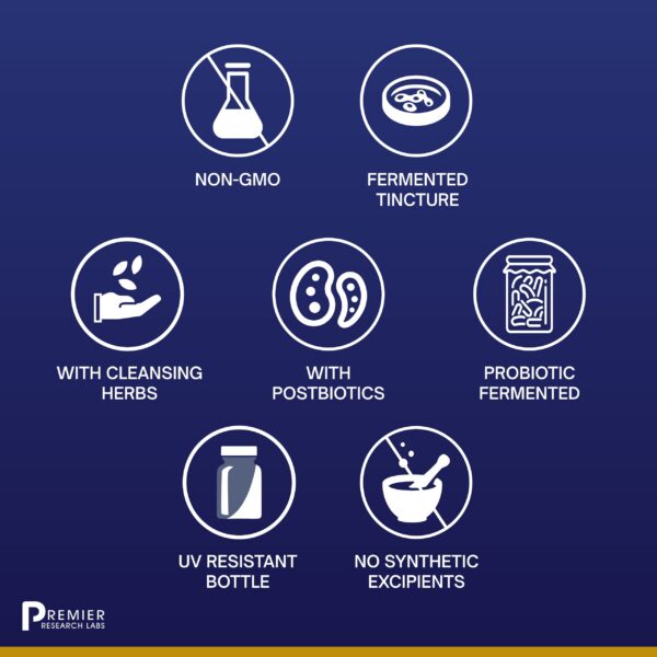 Suplemento fermentado líquido Premier para limpieza corporal total
