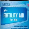 Suplemento fertilidad masculina Sapir cápsulas frasco y caja
