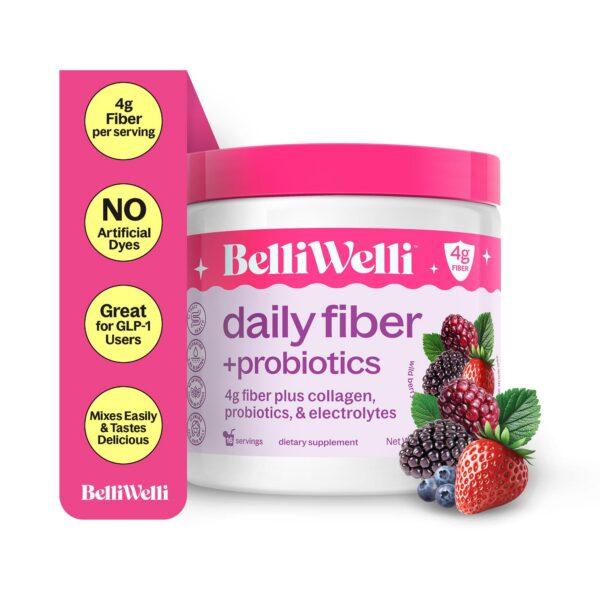 Paquete de suplemento de fibra Belli Welli con bayas silvestres
