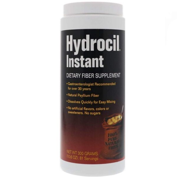 Suplemento de fibra instantánea Hydrocil 10.6 oz pack 7