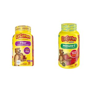 Suplemento de fibra L’il Critters gomitas para niños sabor baya