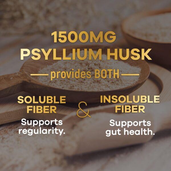 Version 1.0.0 Suplemento fibra natural Psyllium Husk 180 cápsulas veganas