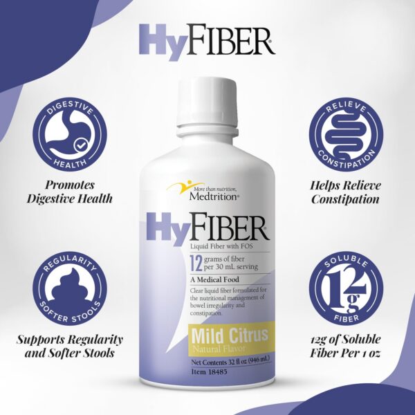 Version 1.0.0 suplemento fibra prebiótico medtrition hyfiber para digestión