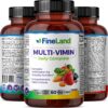 Version 1.0.0 FineLand suplemento multivitamínico con minerales y probióticos en cápsulas veganas