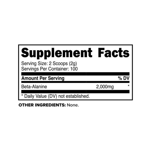 Suplemento fitness beta alanina en polvo Primaforce 100 porciones