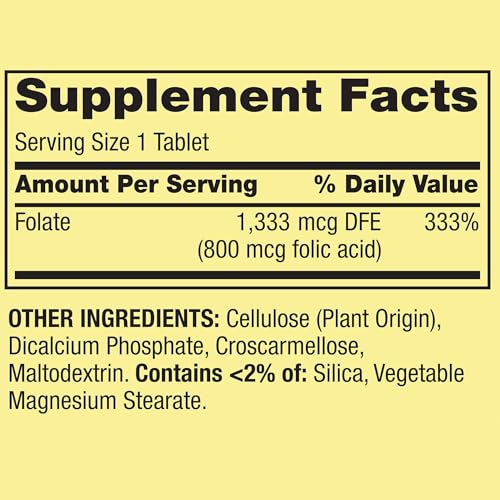 Imagen de Suplemento de Folato Spring Valley