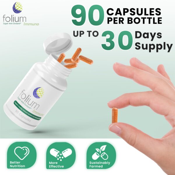 Suplemento Folium Immuno antioxidantes y bienestar