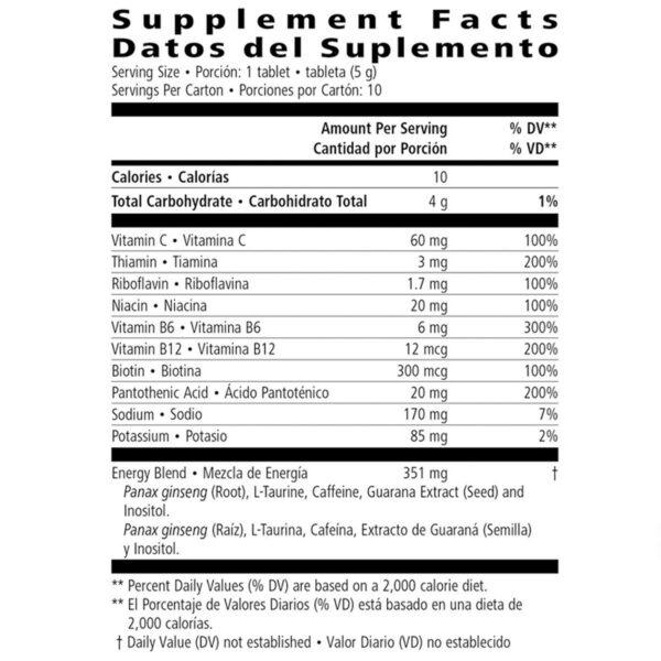 Suplemento Force 10 efervescente sabor tropical para energía