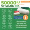 Suplemento ForestLeaf vitamina D3 alta potencia sin gluten