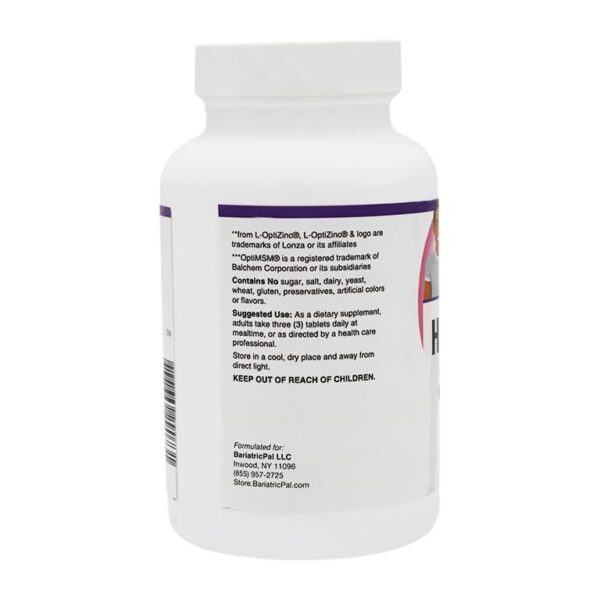 Suplemento fórmula BariatricPal vitaminas para cabello y piel