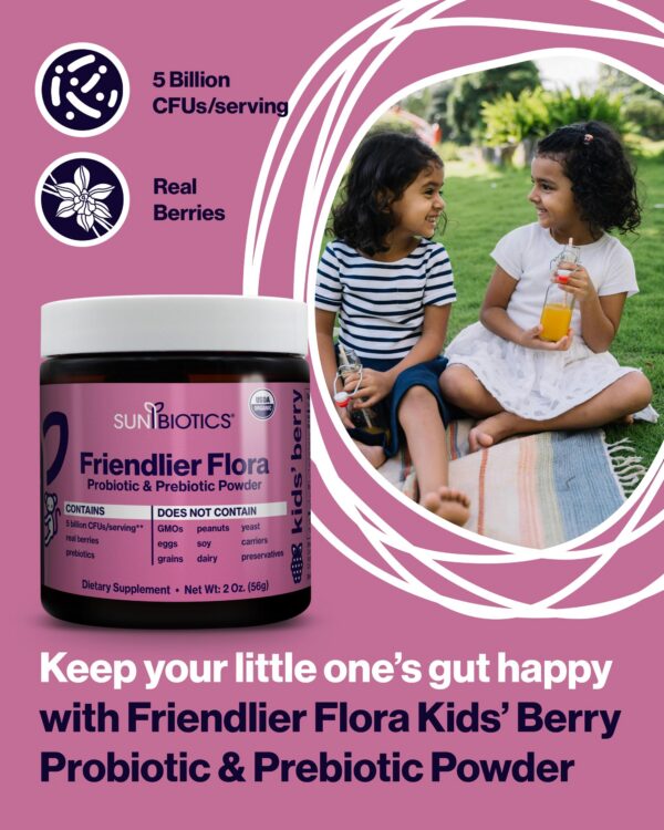 Version 1.0.0 Suplemento Friendlier Flora para niños con 5 mil millones UFC