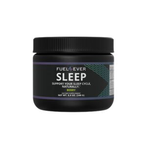 Suplemento Fuel 4 Ever sueño magnesio glicina sabor bayas