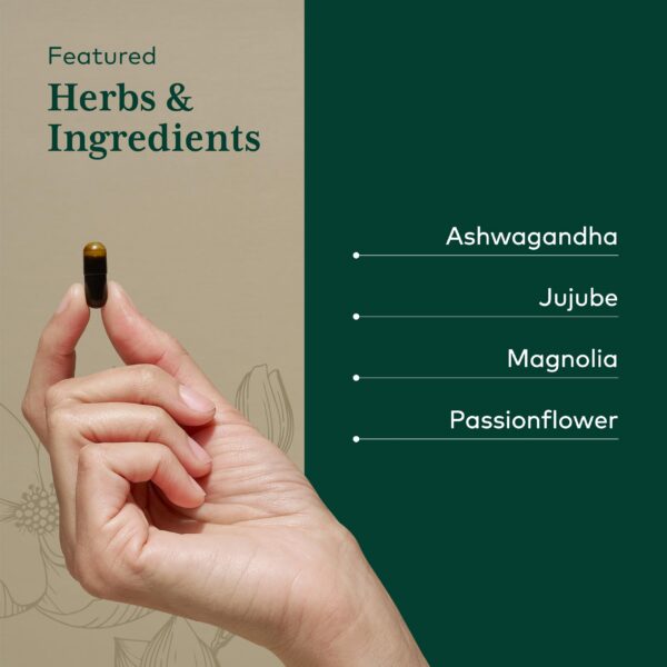 Suplemento Gaia Herbs para relajación y apoyo al sueño vegano sin gluten