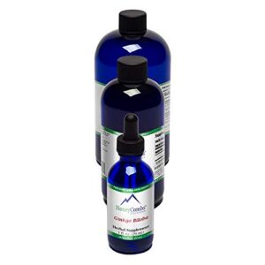 Suplemento ginkgo biloba líquido natural para salud cerebral