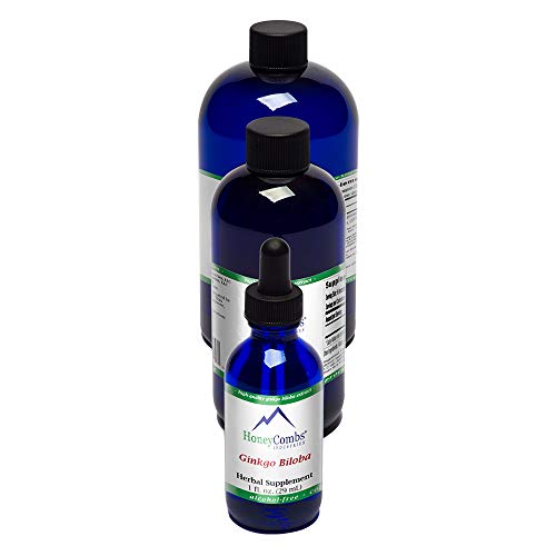 Suplemento ginkgo biloba líquido natural para salud cerebral