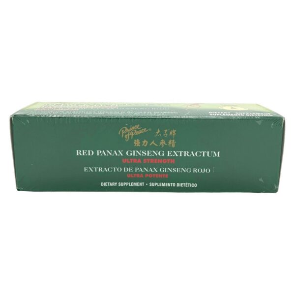 Suplemento ginseng panax rojo 30 viales tamaño 10 cc