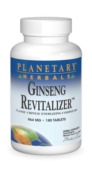 Suplemento de ginseng Planetary Herbals 180 tabletas