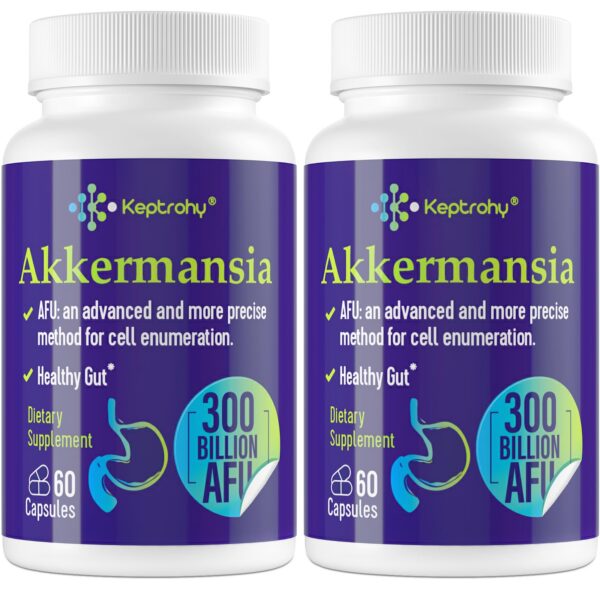 Suplemento GLP-1 Keptrohy 120 cápsulas probiótico Akkermansia