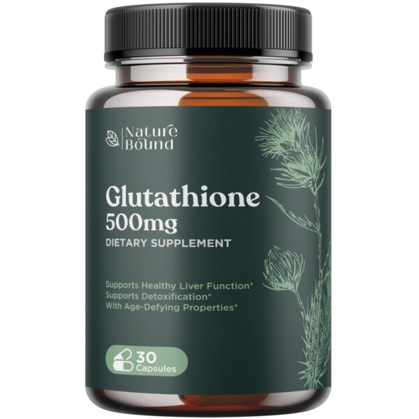 Suplemento glutatión puro 500 mg Nature Bound frasco