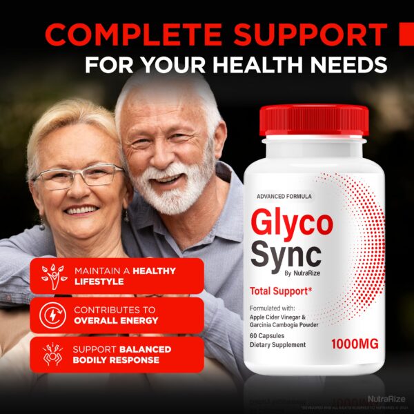 Suplemento Glyco Sync para apoyo salud y energía diaria