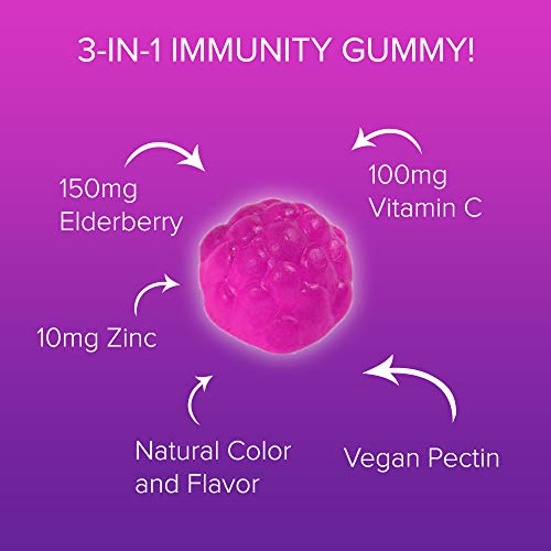 Suplemento gominolas saúco zinc vitamina C hierro