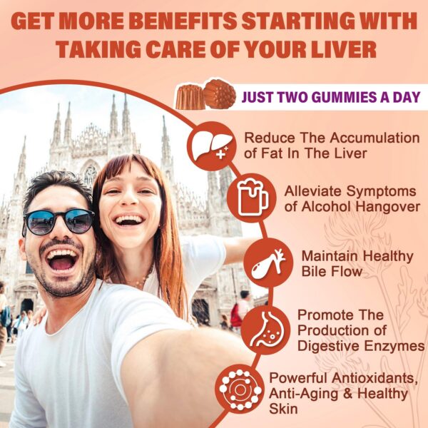 Suplemento gomitas detox 18 en 1 fórmula potente