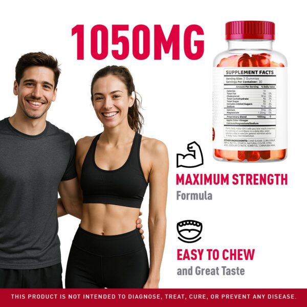 Suplemento gomitas keto LIVORKA vinagre sidra manzana