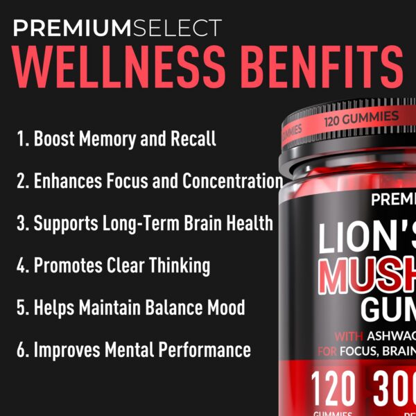 Suplemento en gomitas para memoria y concentración diaria