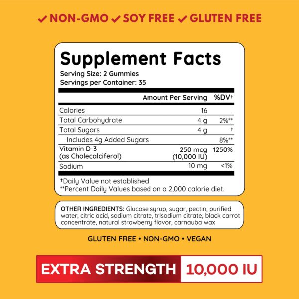 Suplemento vitamina d3 gomitas sabor frutos del bosque PAYÉ