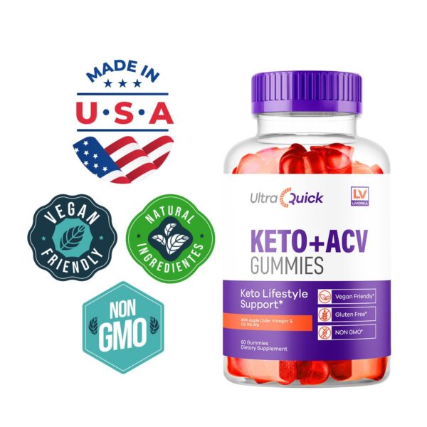 Gomas naturales para keto y vinagre de manzana LIVORKA