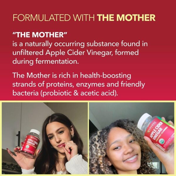 Version 1.0.0 Suplemento gomitas vinagre de manzana para metabolismo saludable