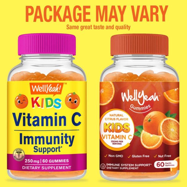 Suplemento gomitas vitamina c infancia sabor naranja