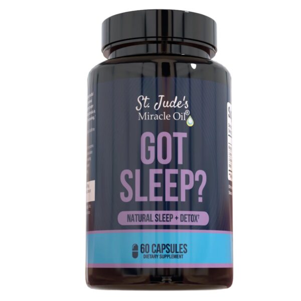 Version 1.0.0 Suplemento Got Sleep apoyo sueño natural St. Jude's botella