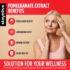 Suplemento de granada potente con 40% ácido elágico