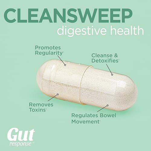 Suplemento Gut Response CleanSweep para limpieza intestinal