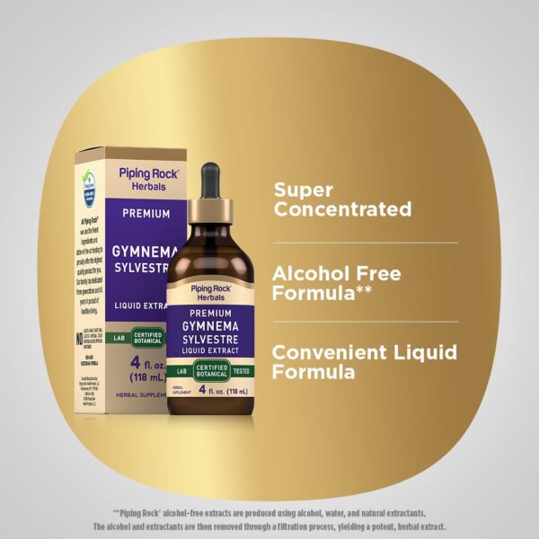 Suplemento Gymnema Sylvestre no modificado geneticamente