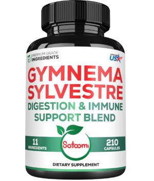 Suplemento Gymnema Sylvestre Satoomi botella frontal