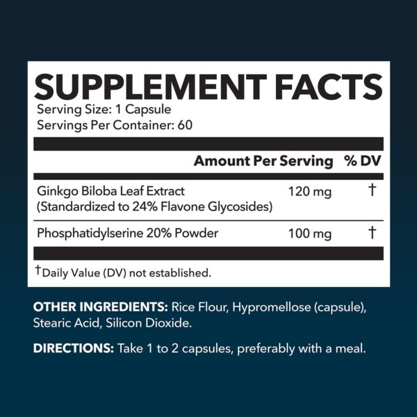Supplemento HAVASU NUTRITION ginkgo biloba apoyo cerebral