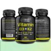 Botella 180 cápsulas blandas suplemento D3 y K2 Health Dose