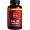 Frasco de suplemento hepático Primal Harvest Primal Liver 120 cápsulas