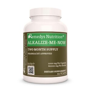 Version 1.0.0 Suplemento herbal Alkalize Me Now 60 cápsulas veganas