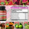 Suplemento herbal en cápsulas forskolina garcinia cambogia