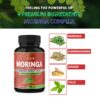 Suplemento herbal en cápsulas con ingrediente moringa oleifera y hierbas